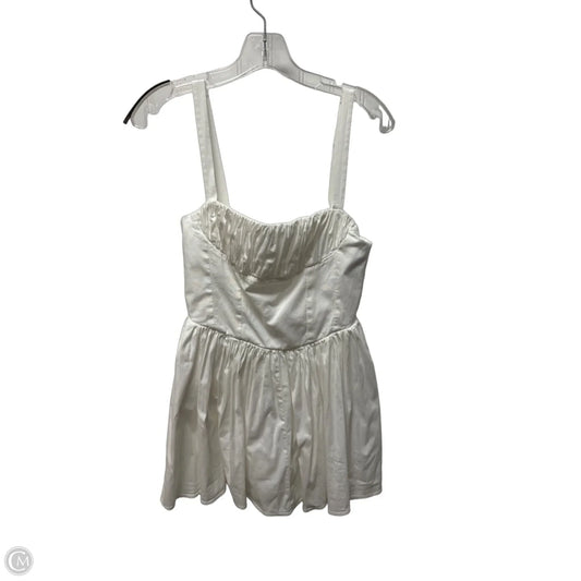 Dress Casual Short By Zara In White, Size: S