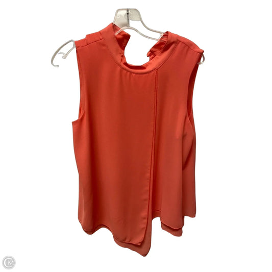 Top Sleeveless By Clothes Mentor In Coral, Size: M