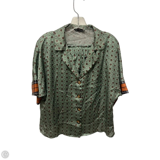 Pajamas 2pc By Clothes Mentor In Green, Size: M