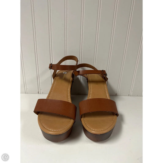Sandals Heels Block By Madden Girl In Tan, Size: 8.5