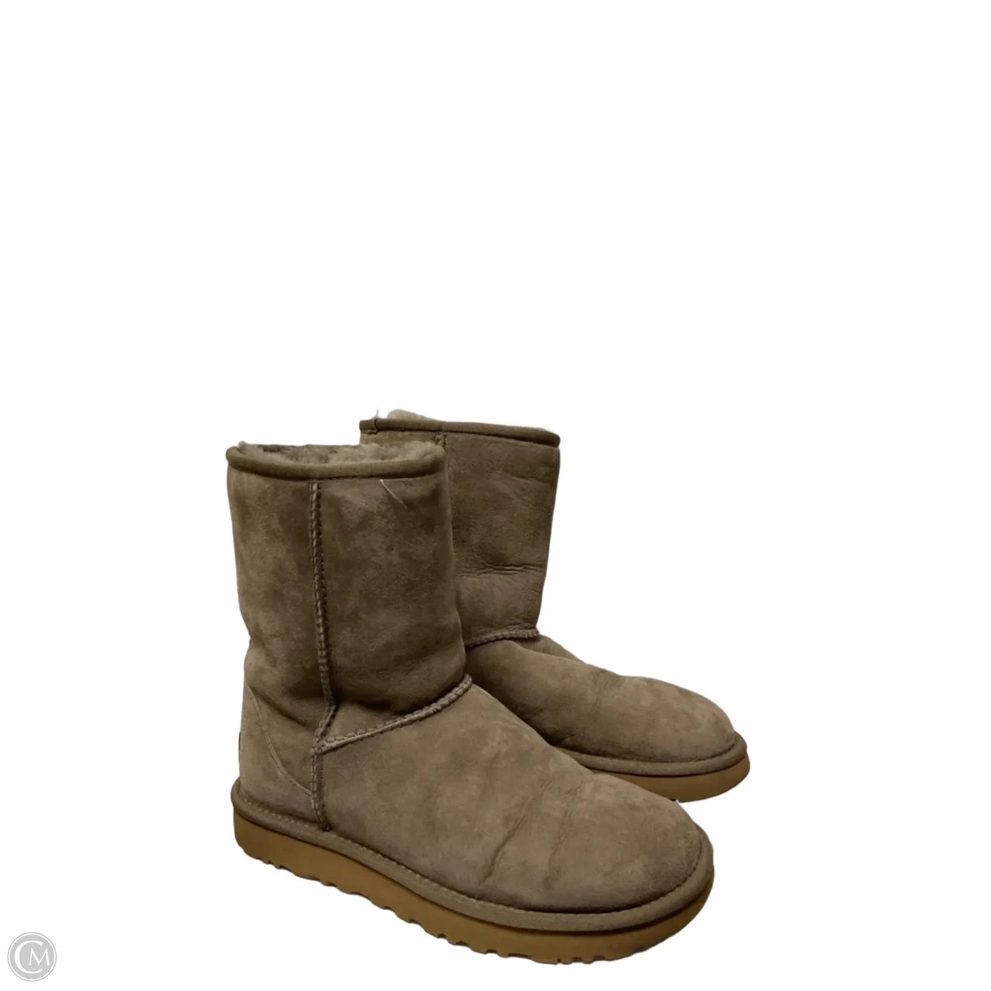 Boots Designer By Ugg In Taupe, Size: 7