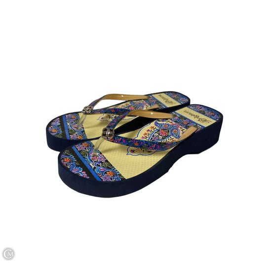Sandals Flip Flops By Brighton In Navy, Size: 6