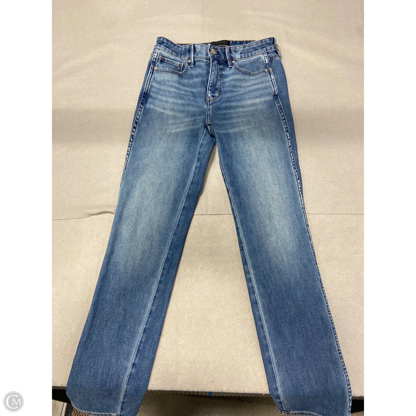 Jeans Straight By White House Black Market In Blue Denim, Size: 2