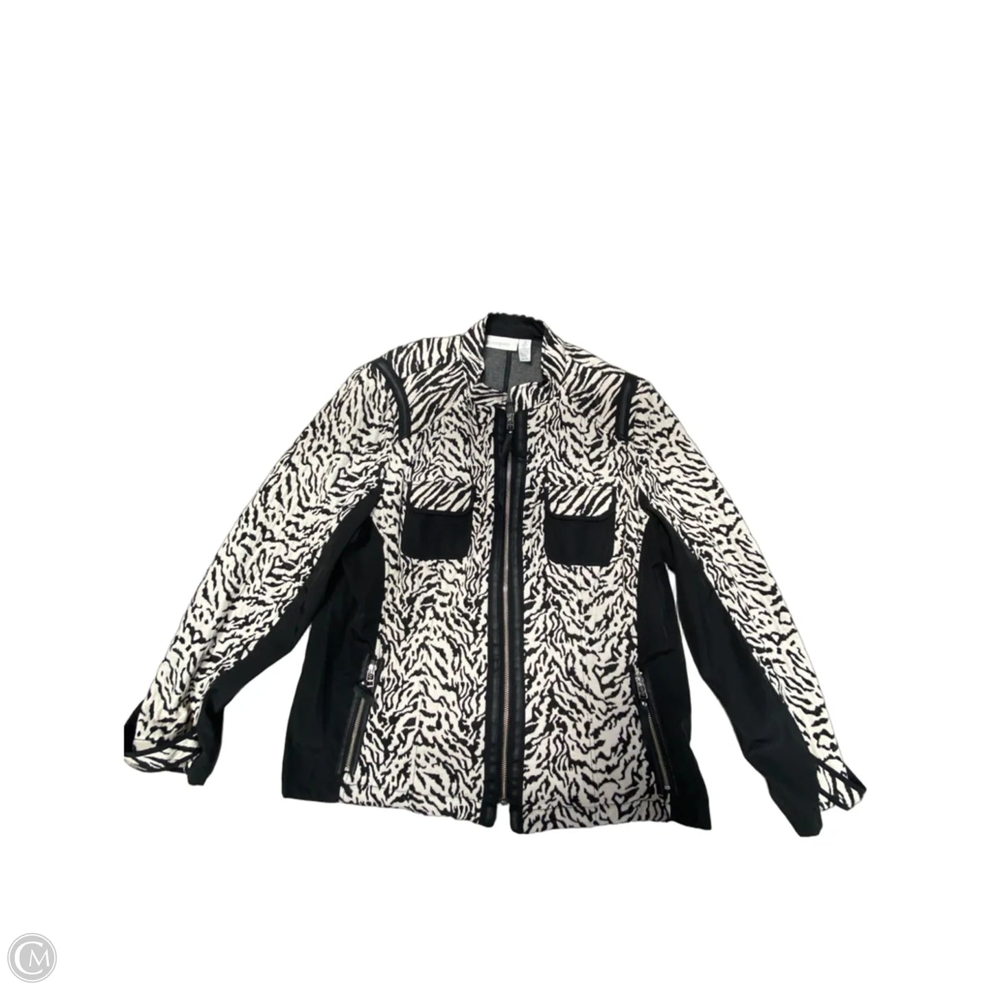 Jacket Other By Chicos In Animal Print, Size: Xl