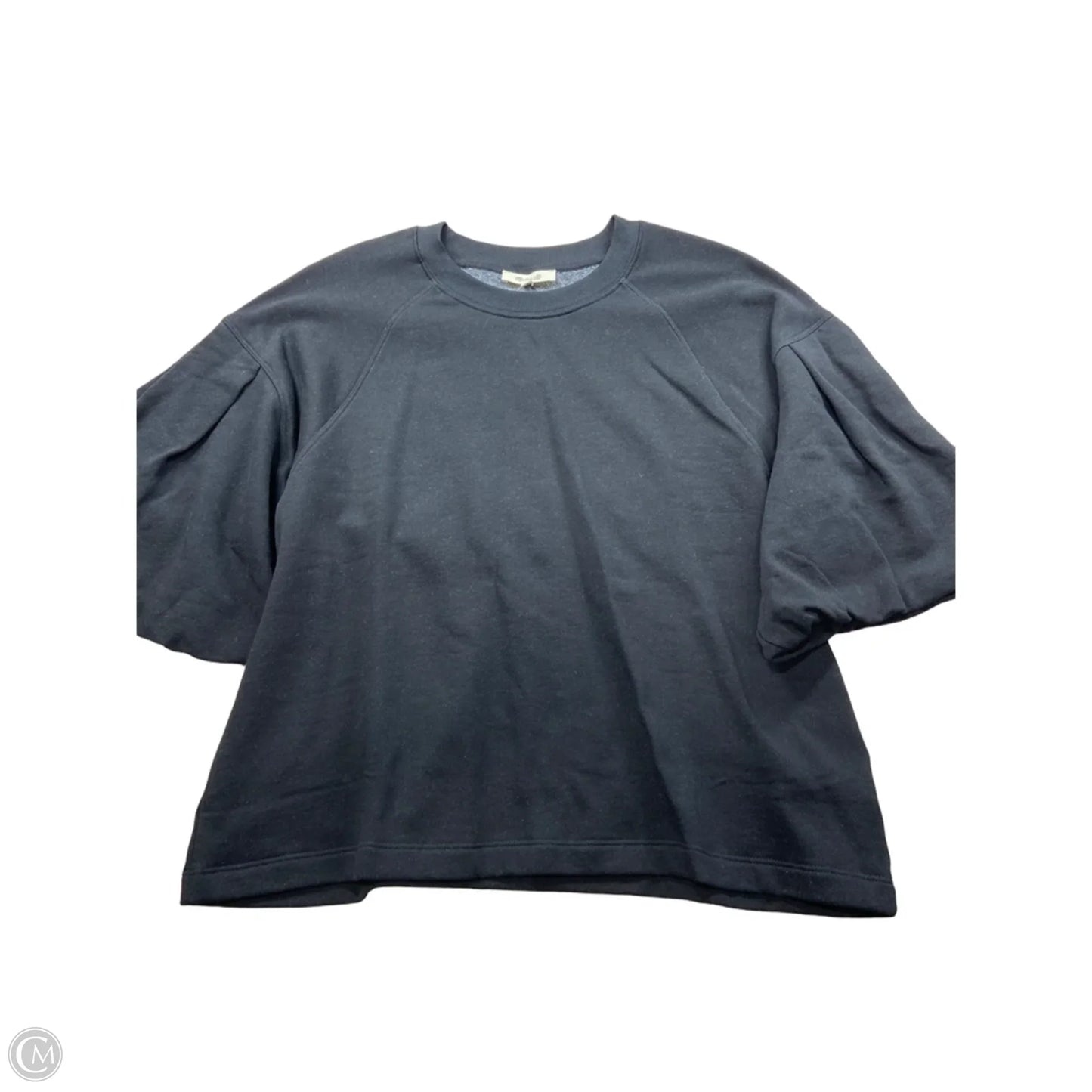 Sweater Short Sleeve By Madewell In Black, Size: L