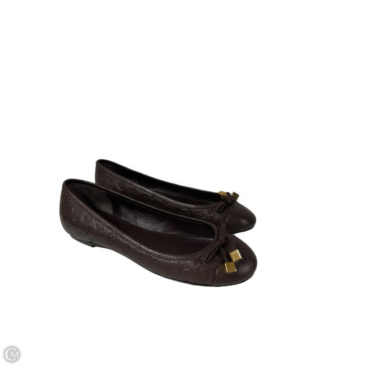 Shoes Luxury Designer By Louis Vuitton In Brown, Size: 5