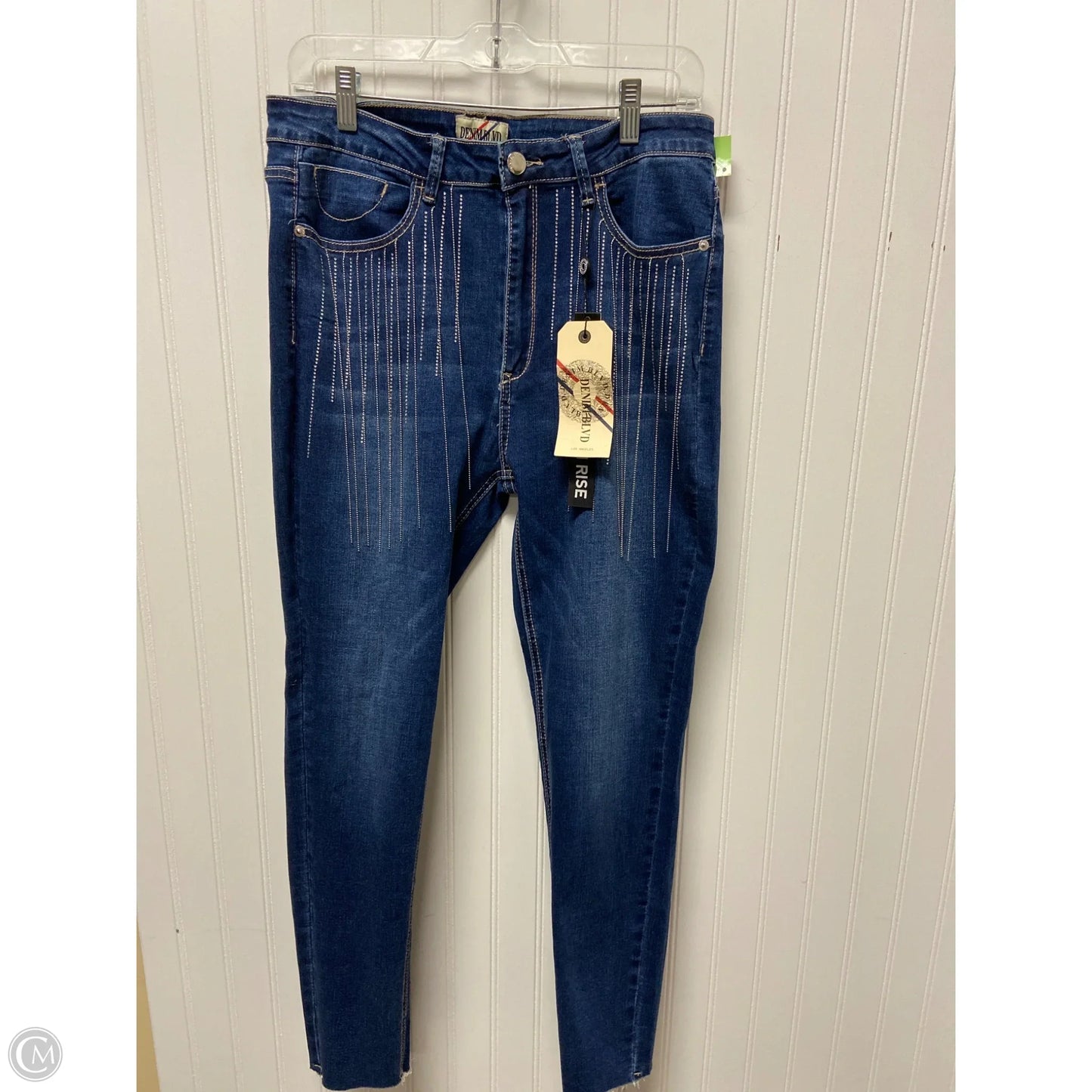 Jeans Skinny By Clothes Mentor In Blue Denim, Size: 12