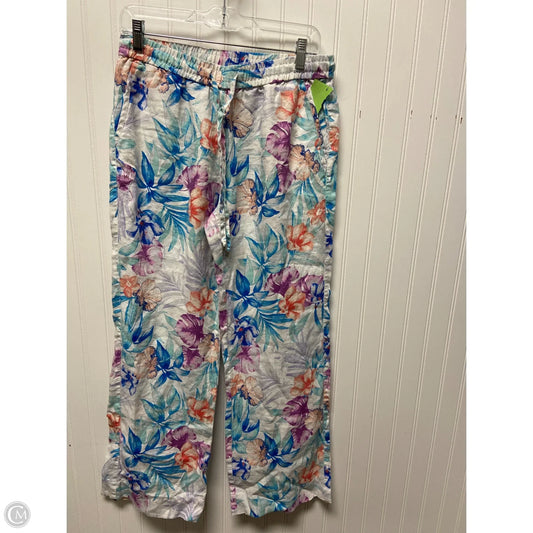 Pants Linen By Tommy Bahama In Tropical Print, Size: S