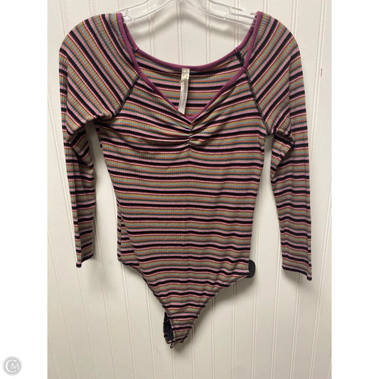 Bodysuit By Free People In Striped Pattern, Size: S