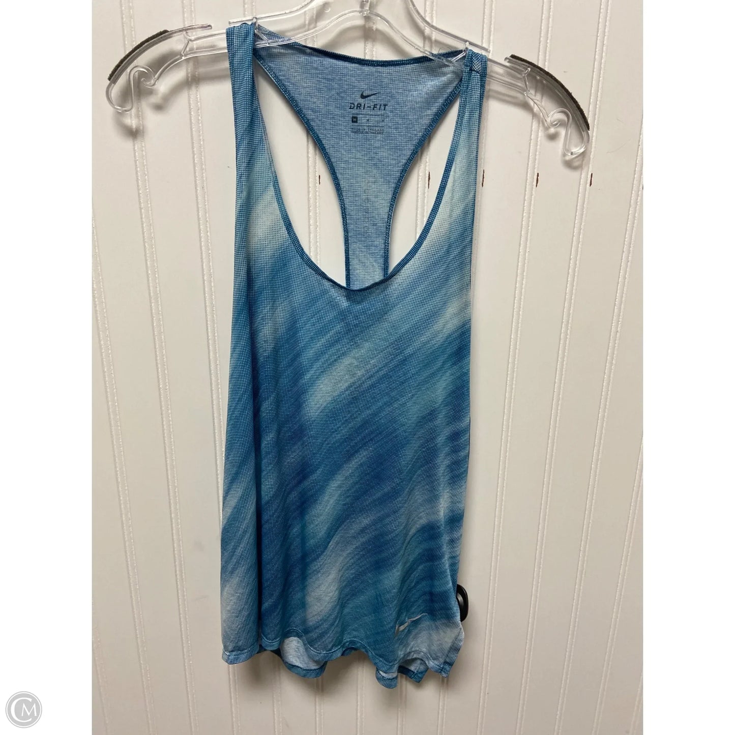 Athletic Tank Top By Nike In Blue, Size: M
