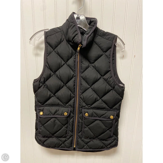 Vest Puffer & Quilted By J. Crew In Black, Size: Xxs