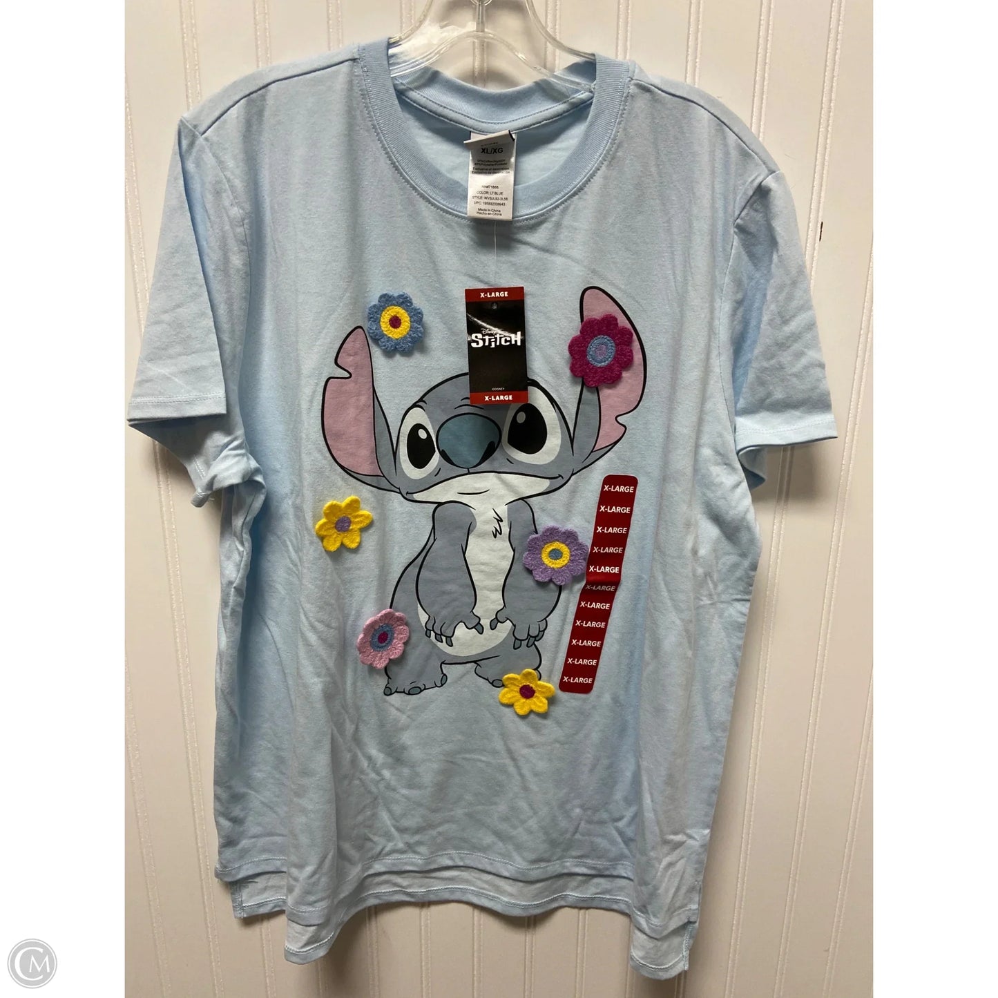 Top Short Sleeve By Disney Store In Blue, Size: Xl