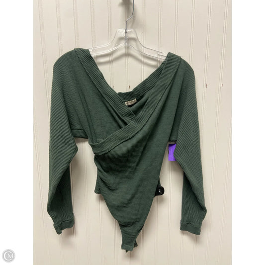 Bodysuit By Free People In Green, Size: M