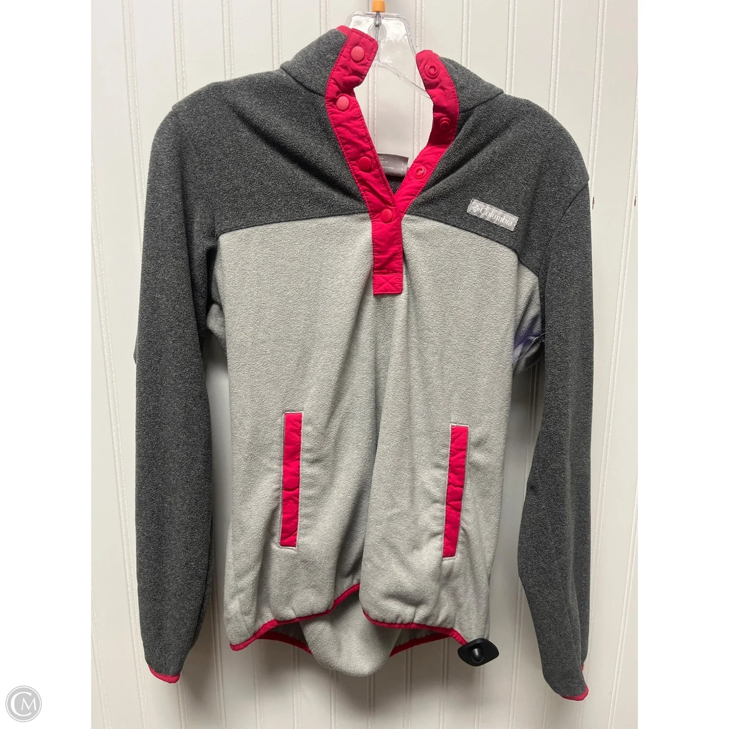 Jacket Fleece By Columbia In Grey, Size: S
