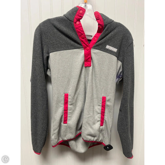 Jacket Fleece By Columbia In Grey, Size: S
