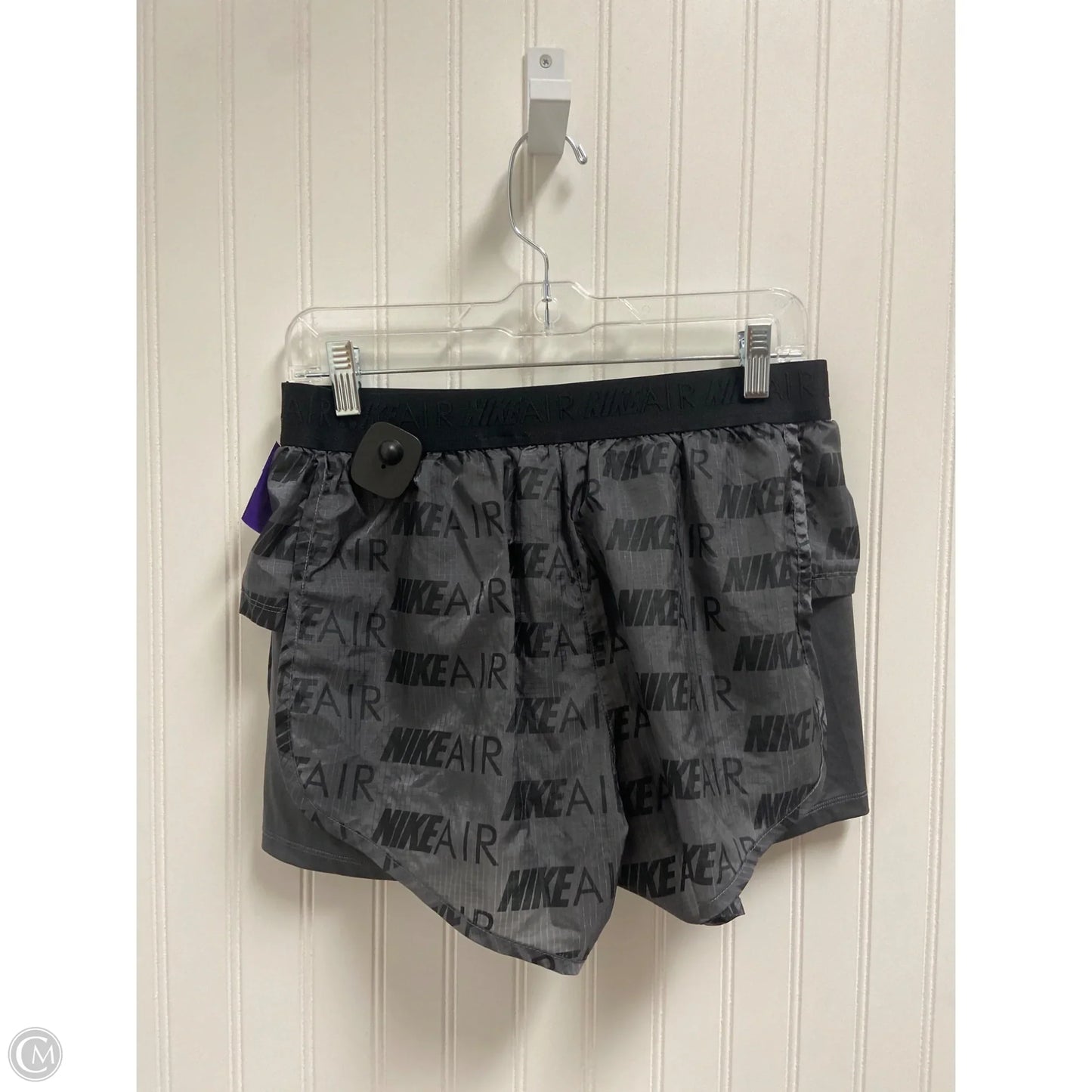 Athletic Shorts By Nike In Grey, Size: L