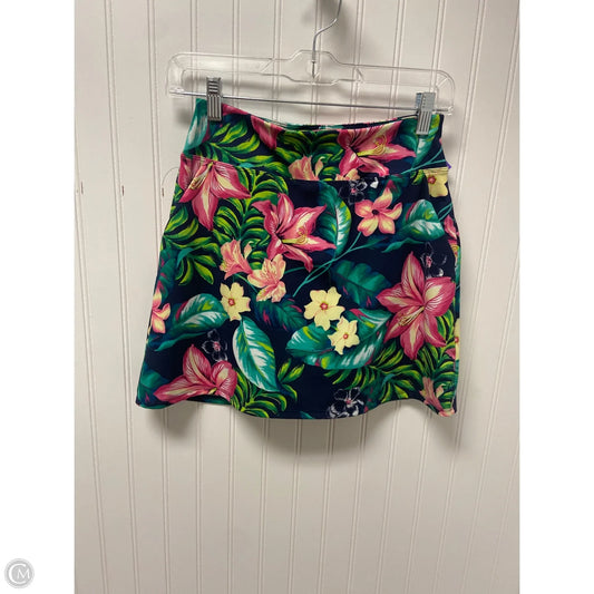 Athletic Skort By Tommy Bahama In Tropical Print, Size: Xs