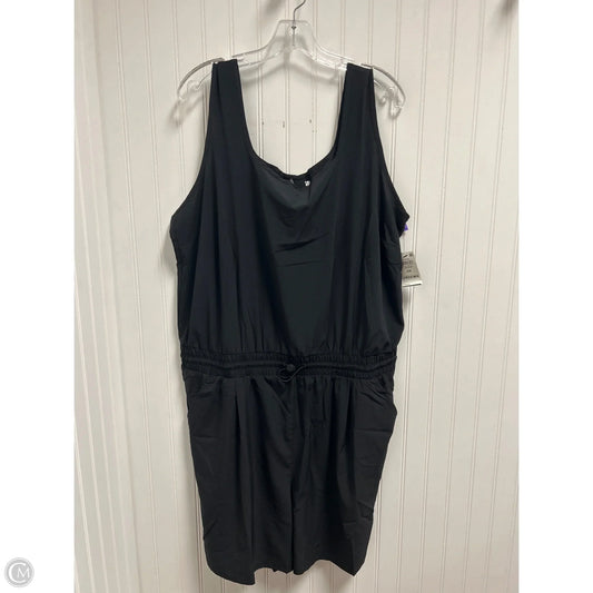 Romper By Ideology In Black, Size: 2x
