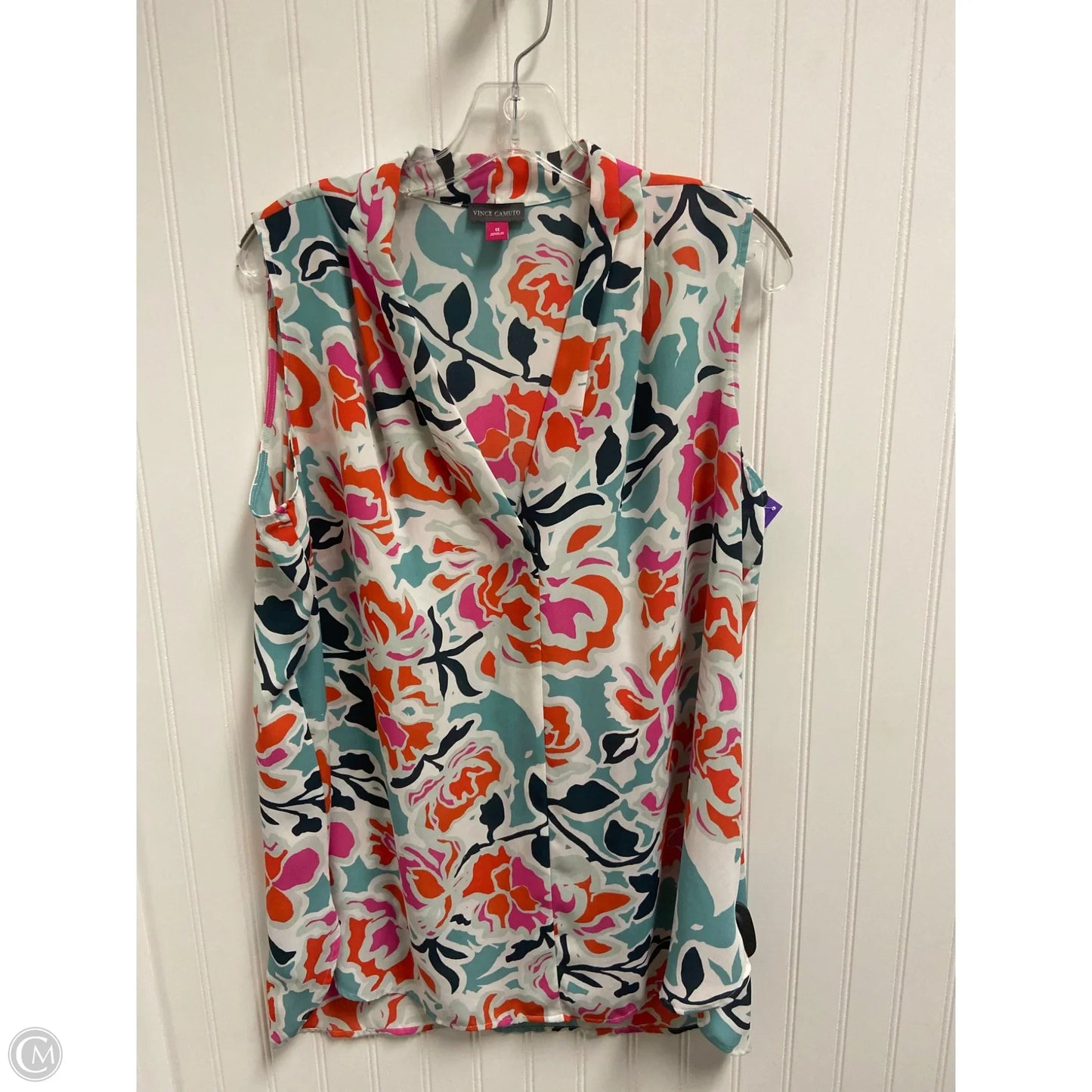 Top Sleeveless By Vince Camuto In Aqua, Size: 1x