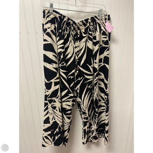 Pants Other By Rachel Zoe In Black & Cream, Size: Xl