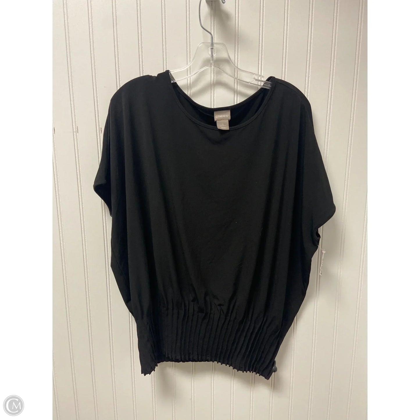 Top Sleeveless By Chicos In Black, Size: S