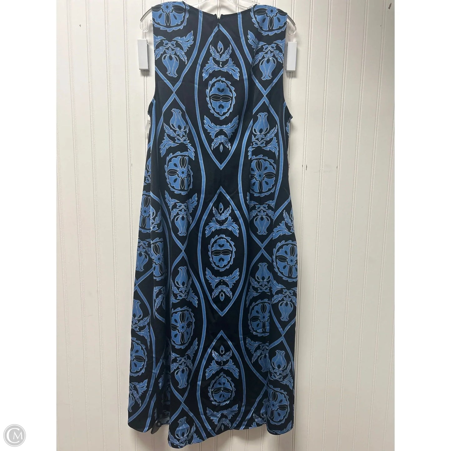 Dress Casual Maxi By Lane Bryant In Black & Blue, Size: L