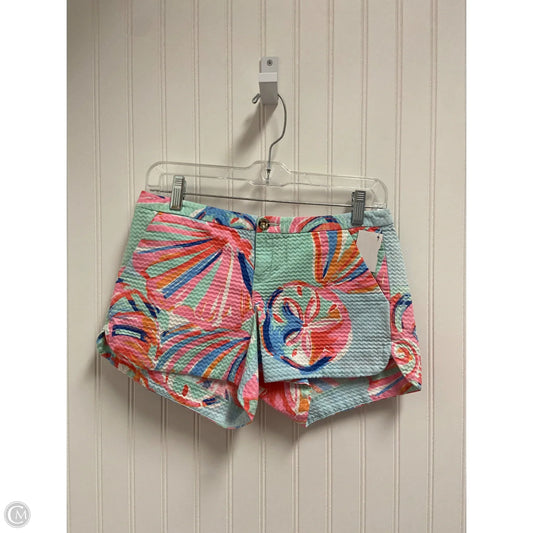 Shorts Designer By Lilly Pulitzer In Blue & Green, Size: 0