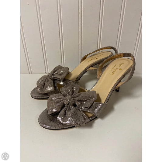 Sandals Designer By Kate Spade In Taupe, Size: 6