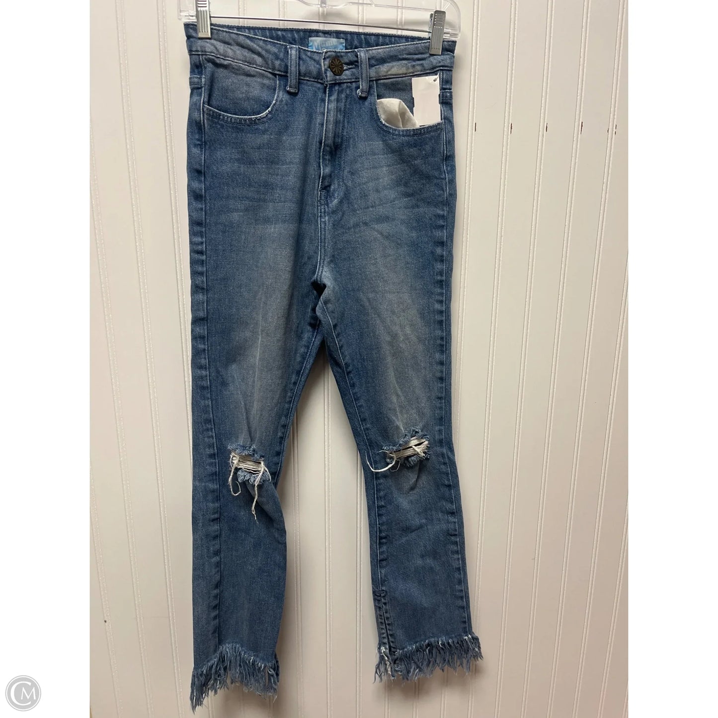 Jeans Straight By Mumu In Blue Denim, Size: 2