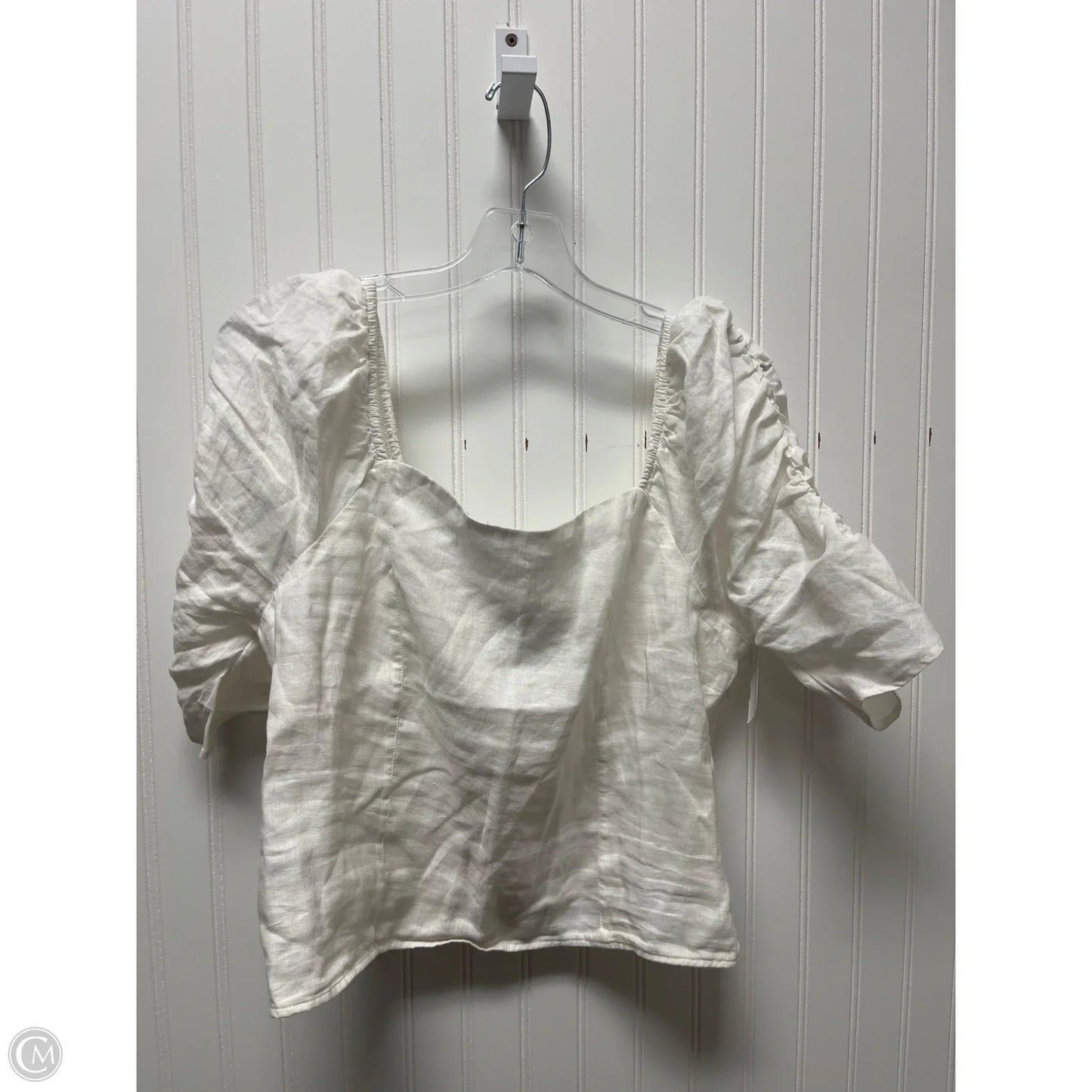 Top Short Sleeve By Rachel Zoe In White, Size: Xl