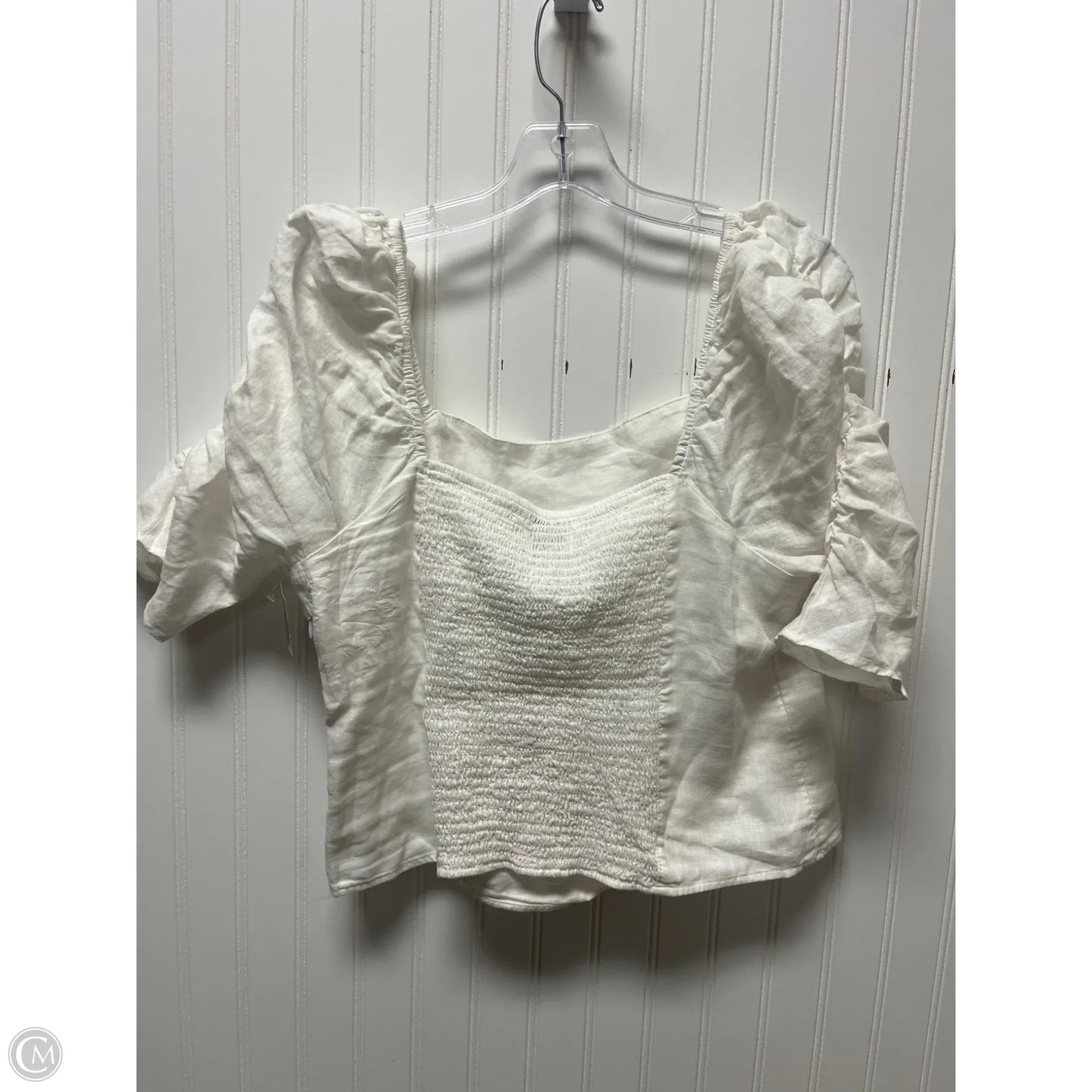 Top Short Sleeve By Rachel Zoe In White, Size: Xl