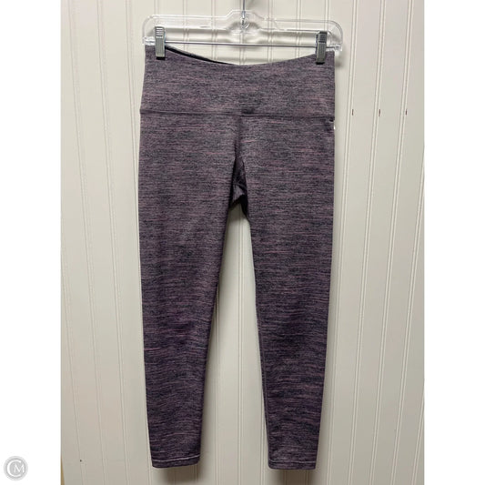 Athletic Leggings By Tuff Athletics In Purple, Size: S