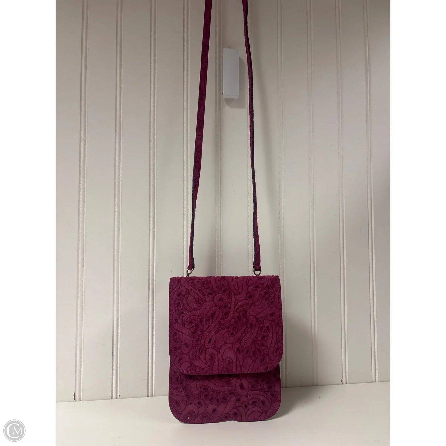 Crossbody Leather By Clothes Mentor, Size: Small