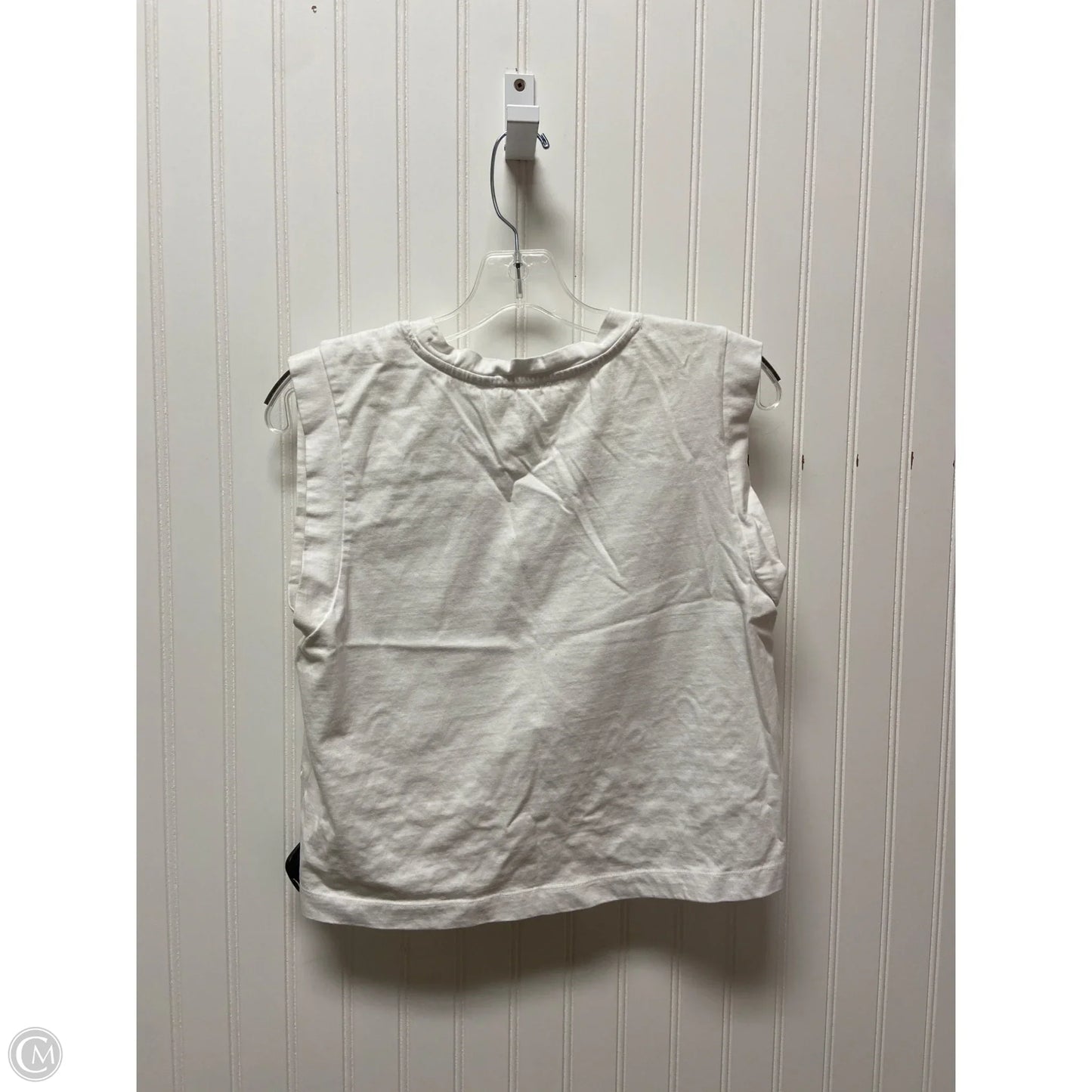 Top Sleeveless By Japna In White, Size: L