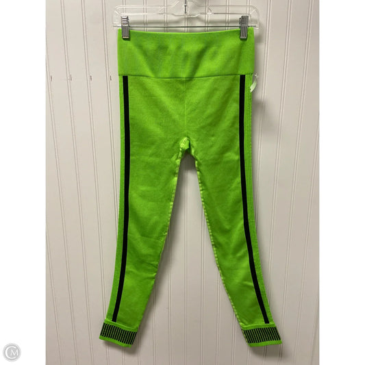 Athletic Leggings By Fabletics In Green, Size: M
