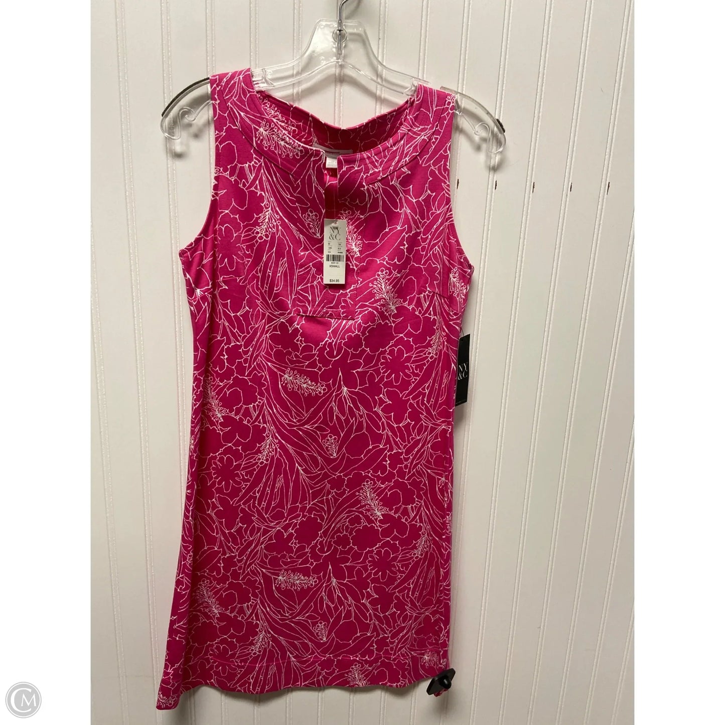 Dress Casual Short By Inc In Pink & White, Size: Xs