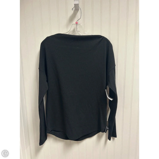Top Long Sleeve By Caslon In Black, Size: M