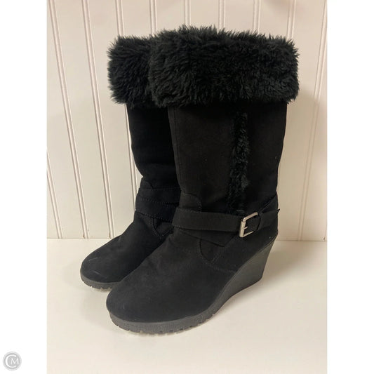 Boots Mid-calf Heels By American Eagle In Black, Size: 9