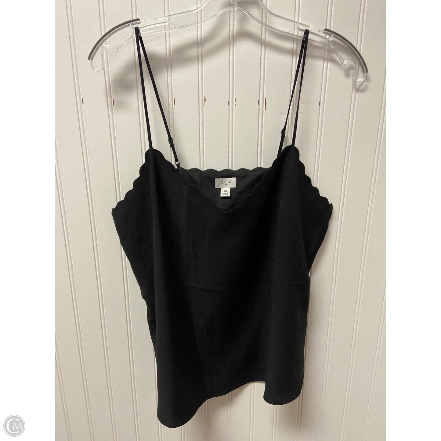 Top Sleeveless Basic By J. Crew In Black, Size: L