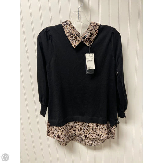 Sweater By Adrianna Papell In Black, Size: S