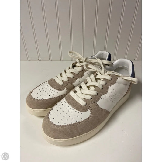 Shoes Sneakers By Veronica Beard In Tan & White, Size: 10.5