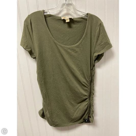 Top Short Sleeve By Michael By Michael Kors In Green, Size: L
