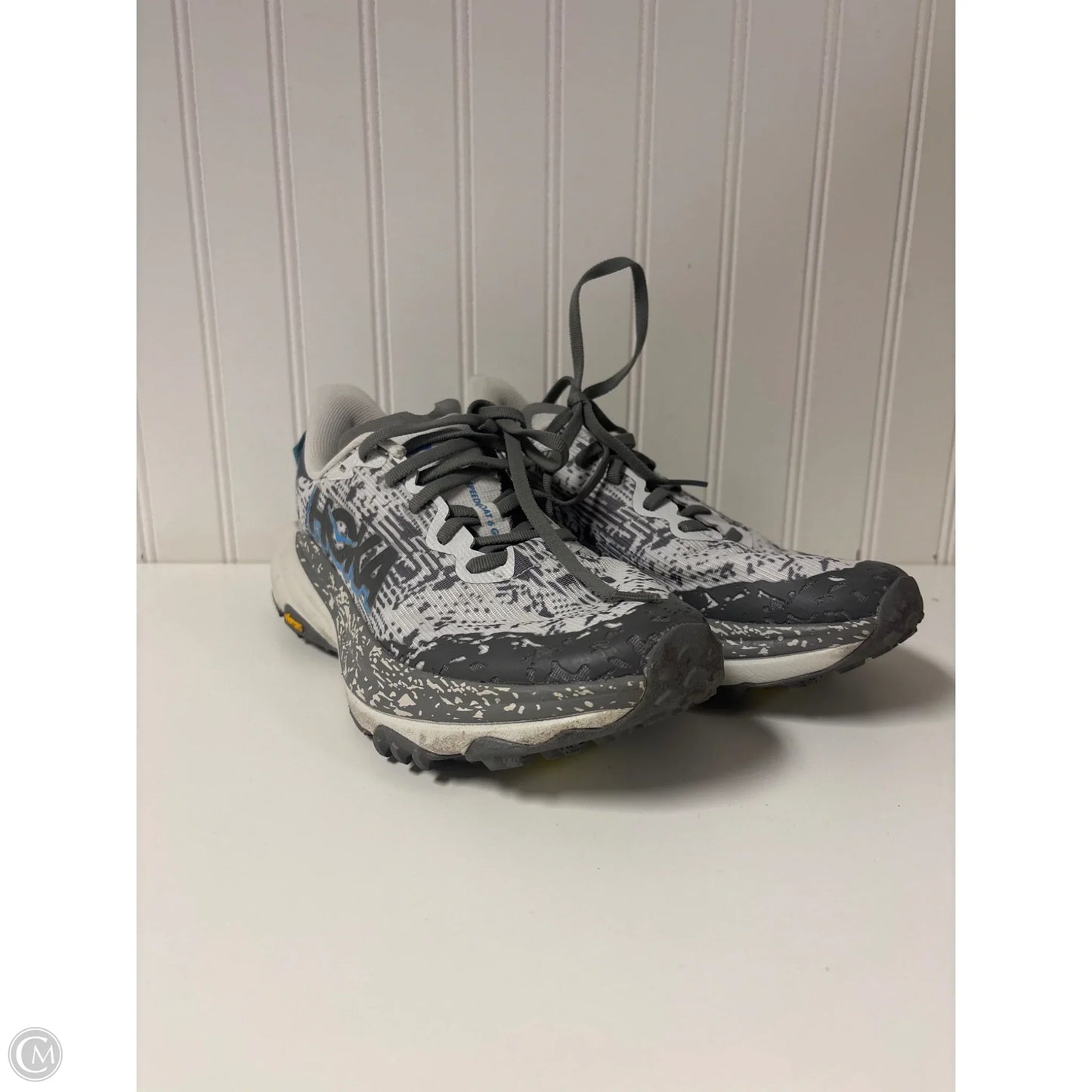 Shoes Athletic By Hoka In Blue & White, Size: 8