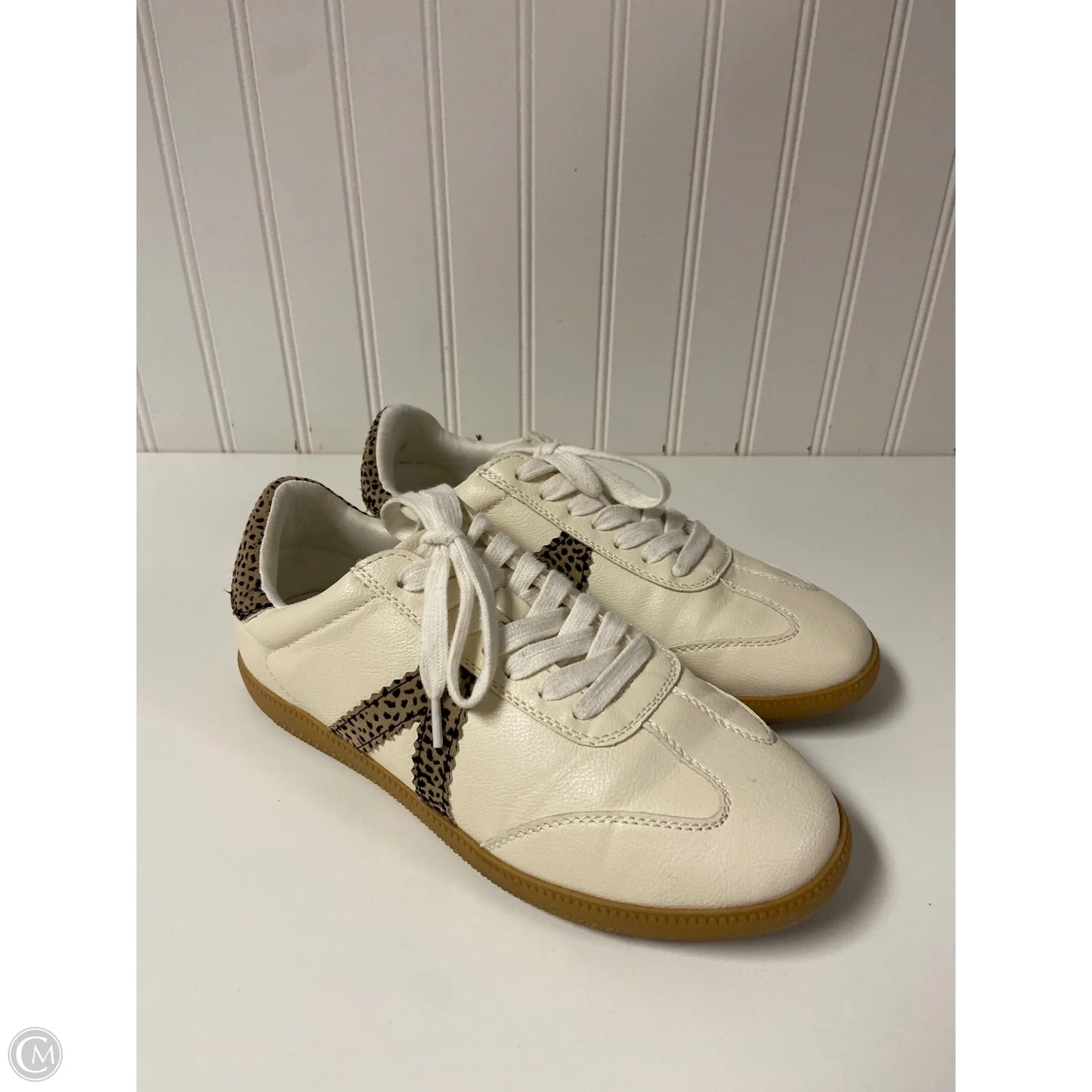 Shoes Sneakers By Mia In Beige, Size: 6.5