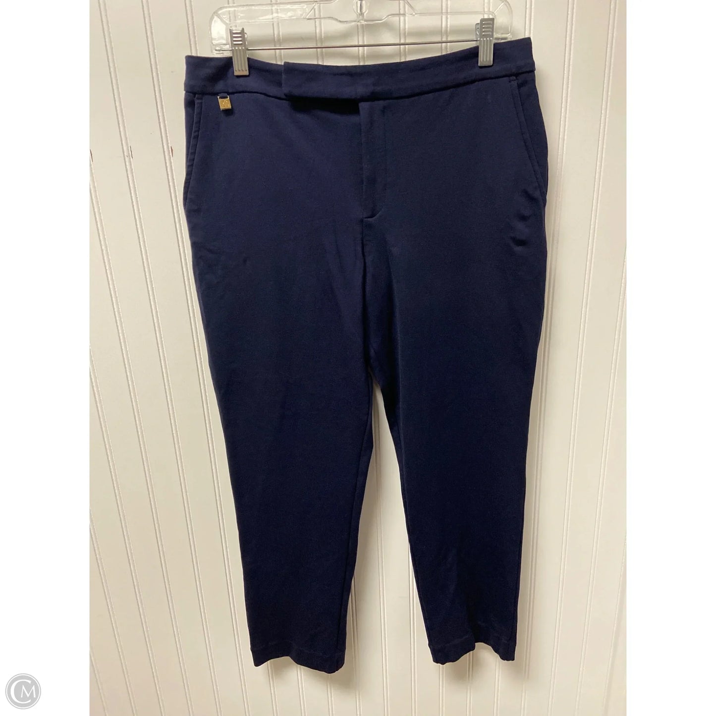 Pants Dress By Lauren By Ralph Lauren In Navy, Size: L