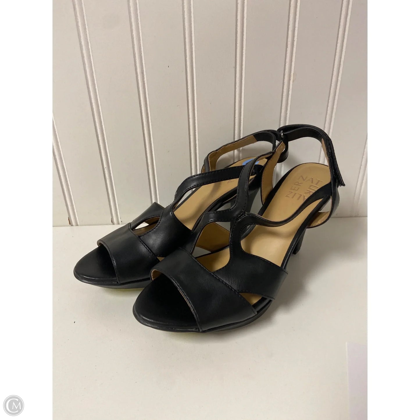 Sandals Heels Block By Naturalizer In Black, Size: 6