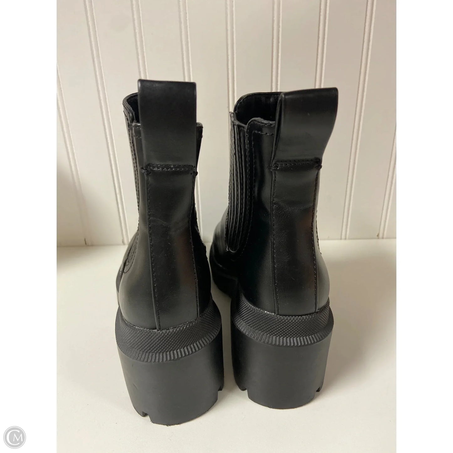 Boots Ankle Heels By Universal Thread In Black, Size: 7.5