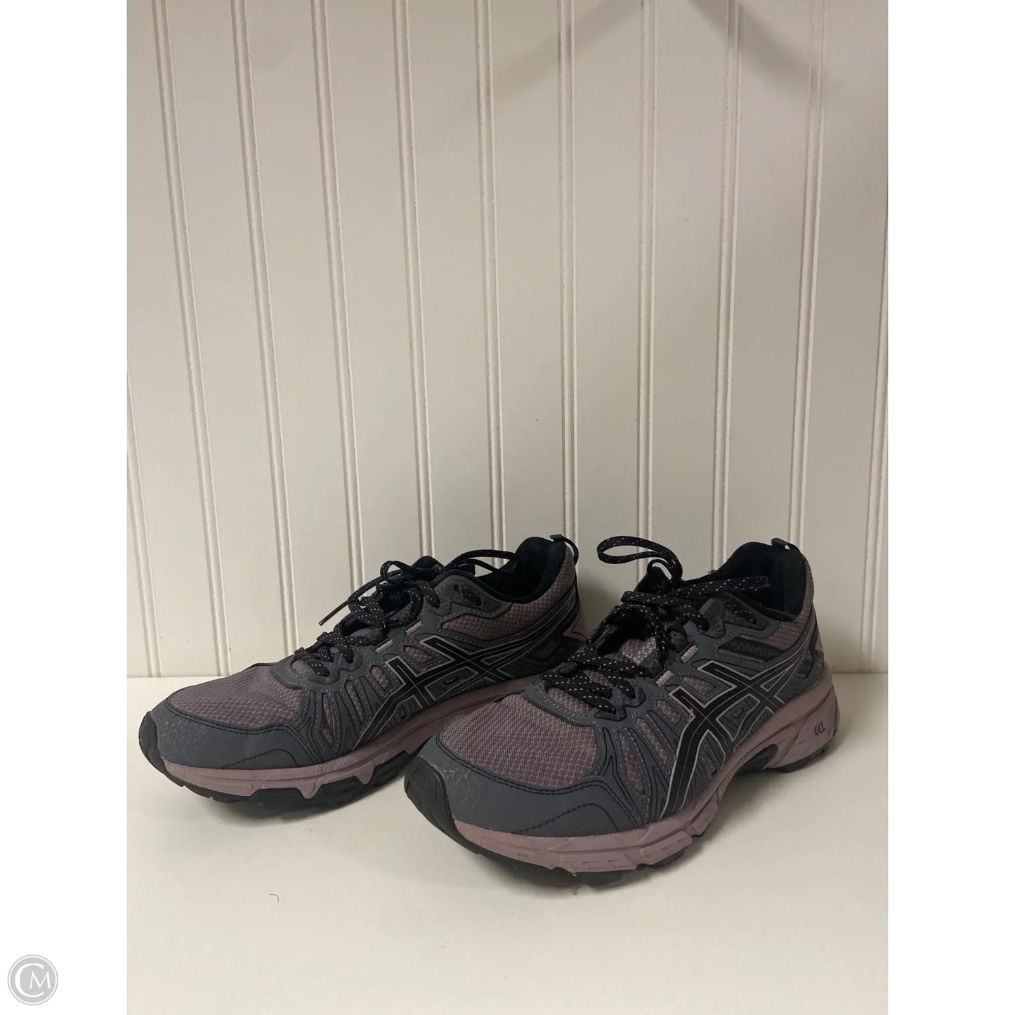 Shoes Sneakers By Asics In Grey & Pink, Size: 8.5
