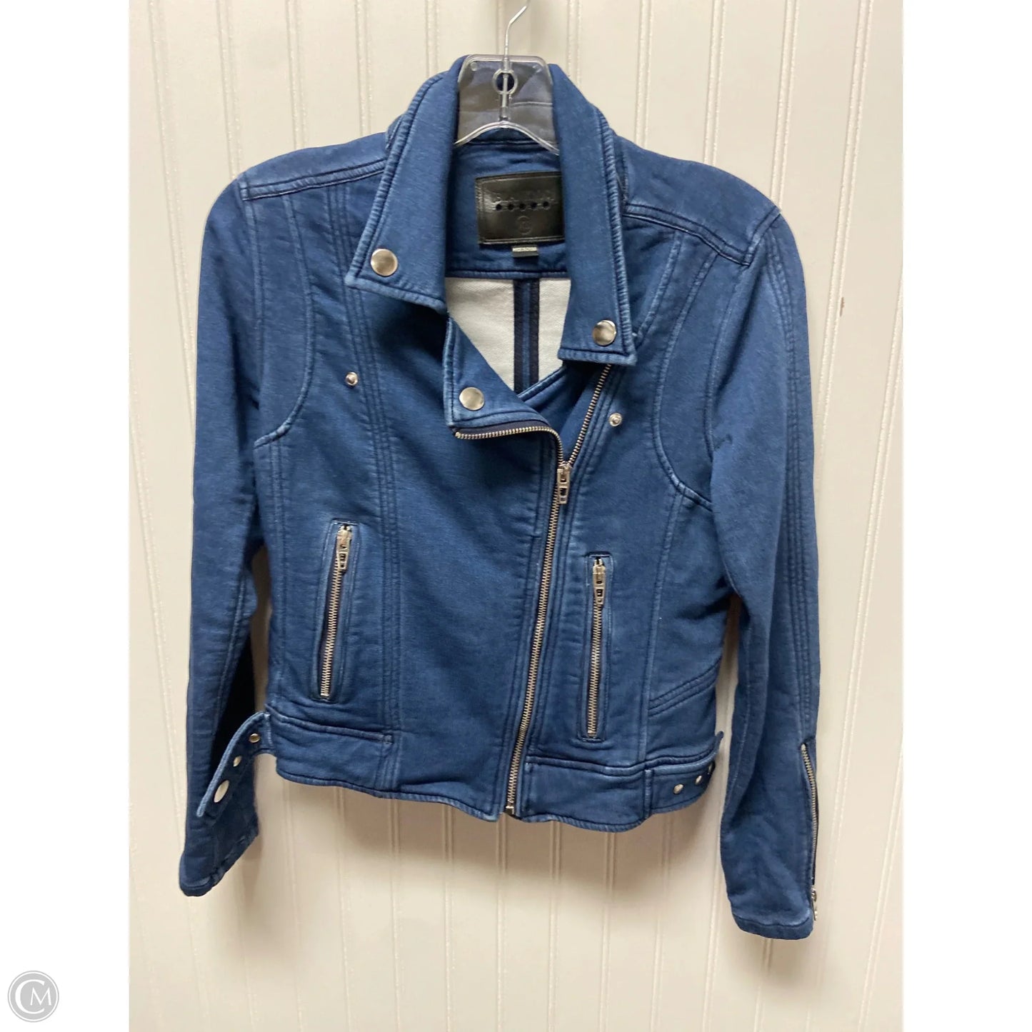 Jacket Moto By Blanknyc In Blue, Size: Xs