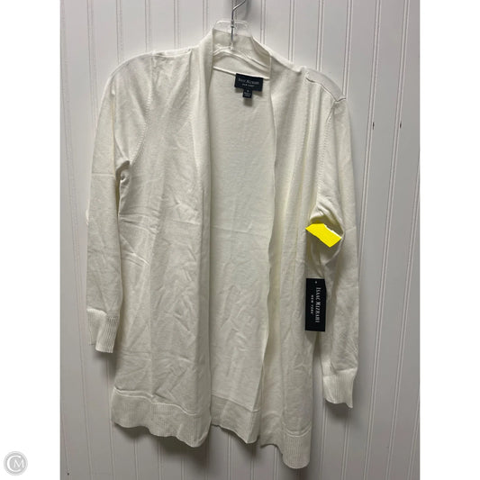 Sweater Cardigan By Isaac Mizrahi In White, Size: S